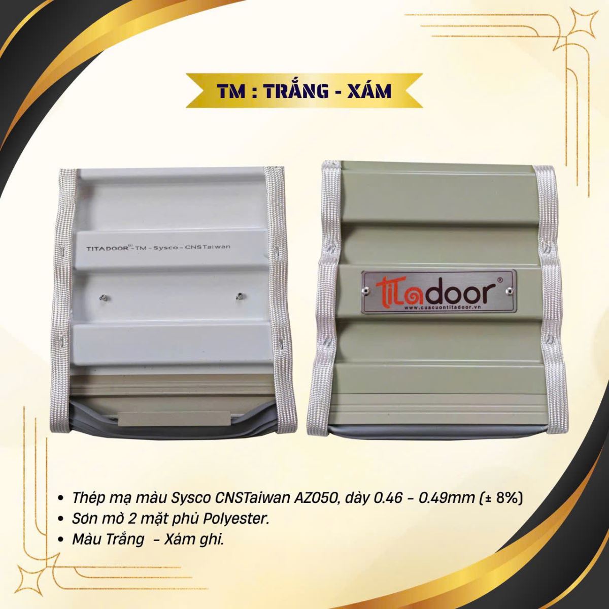 cửa cuốn tấm liền TITADOOR-TM